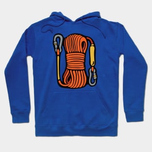 Orange Climbing Rope Bundle Hoodie